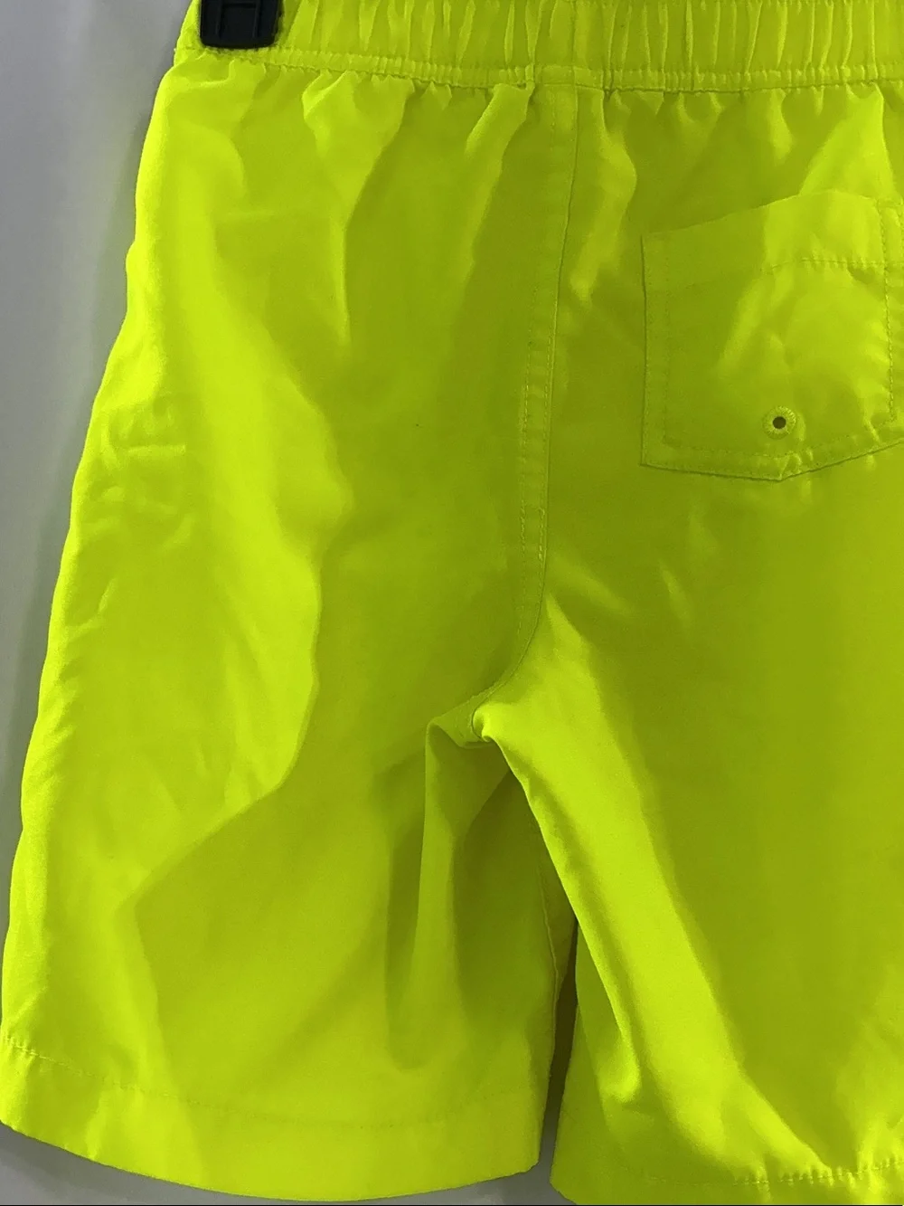 Lands' End Kids Neon Yellow Swim Trunks